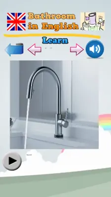 Learn Bathroom Words English android App screenshot 3